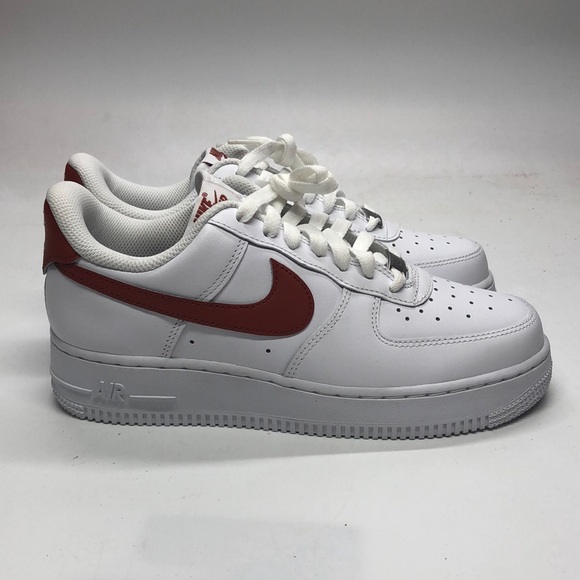 Women’s AirForce 1 ‘07 Flyease White/Orange DX5883-102 USED mark inside No Box - Picture 2 of 11